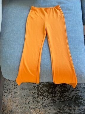 SHEIN Bright Orange Flared Pants